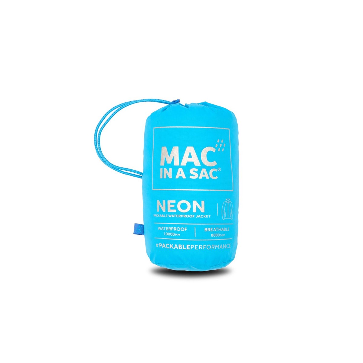 Яке водоустойчиво Mac in a Sac Origin 2 Adult Neon Blue N MAC IN A SAC - изглед 3