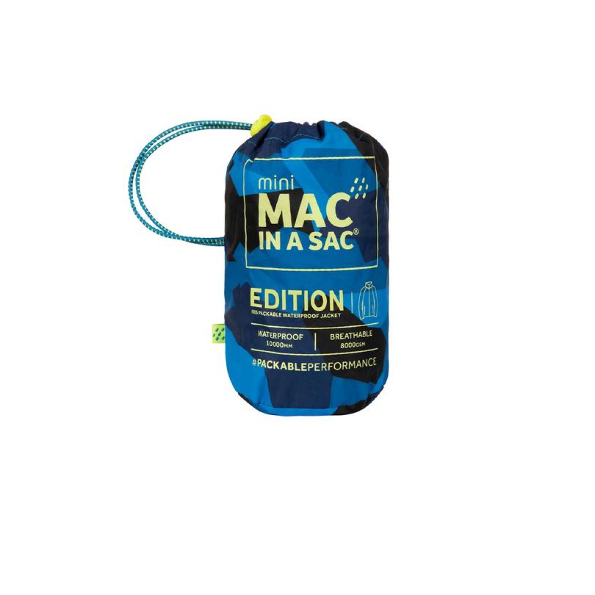 Детско яке водоустойчиво Mac in a Sac Origin 2 Kids Blue Camo MAC IN A SAC - изглед 10