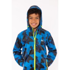 Kids jacket waterproof Mac in a Sac Origin 2 kids Blue Camo MAC IN A SAC - view 3