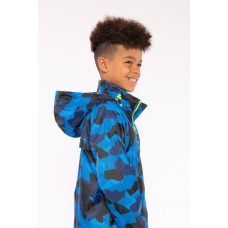 Kids jacket waterproof Mac in a Sac Origin 2 kids Blue Camo MAC IN A SAC - view 4