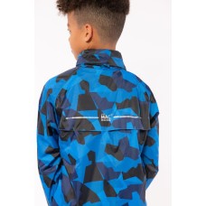 Kids jacket waterproof Mac in a Sac Origin 2 kids Blue Camo MAC IN A SAC - view 7