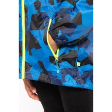 Kids jacket waterproof Mac in a Sac Origin 2 kids Blue Camo MAC IN A SAC - view 5