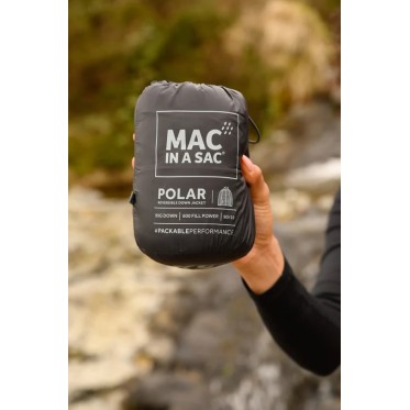 Ladies Down Jacket Reversible Mac In A Sac Polar Down BLGR MAC IN A SAC - view 3