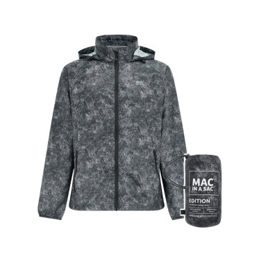 Водоустойчиво сгъваемо яке Mac in a Sac EDITION – Black Etch MAC IN A SAC - изглед 1