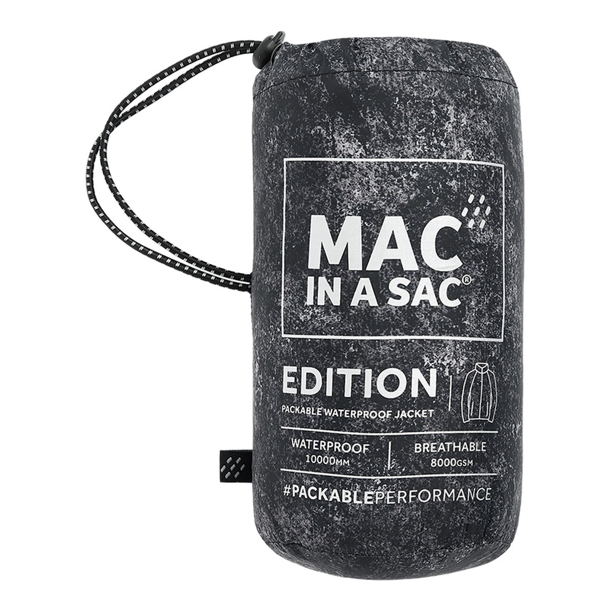 Водоустойчиво сгъваемо яке Mac in a Sac EDITION – Black Etch MAC IN A SAC - изглед 5