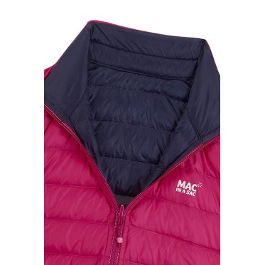 Дамско пухено двулицево яке Mac in a sac Polar Down Fuchsia/Navy MAC IN A SAC - изглед 6