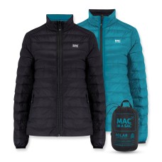 Дамско пухено двулицево яке Mac in a sac Polar Down black/teal MAC IN A SAC - изглед 2