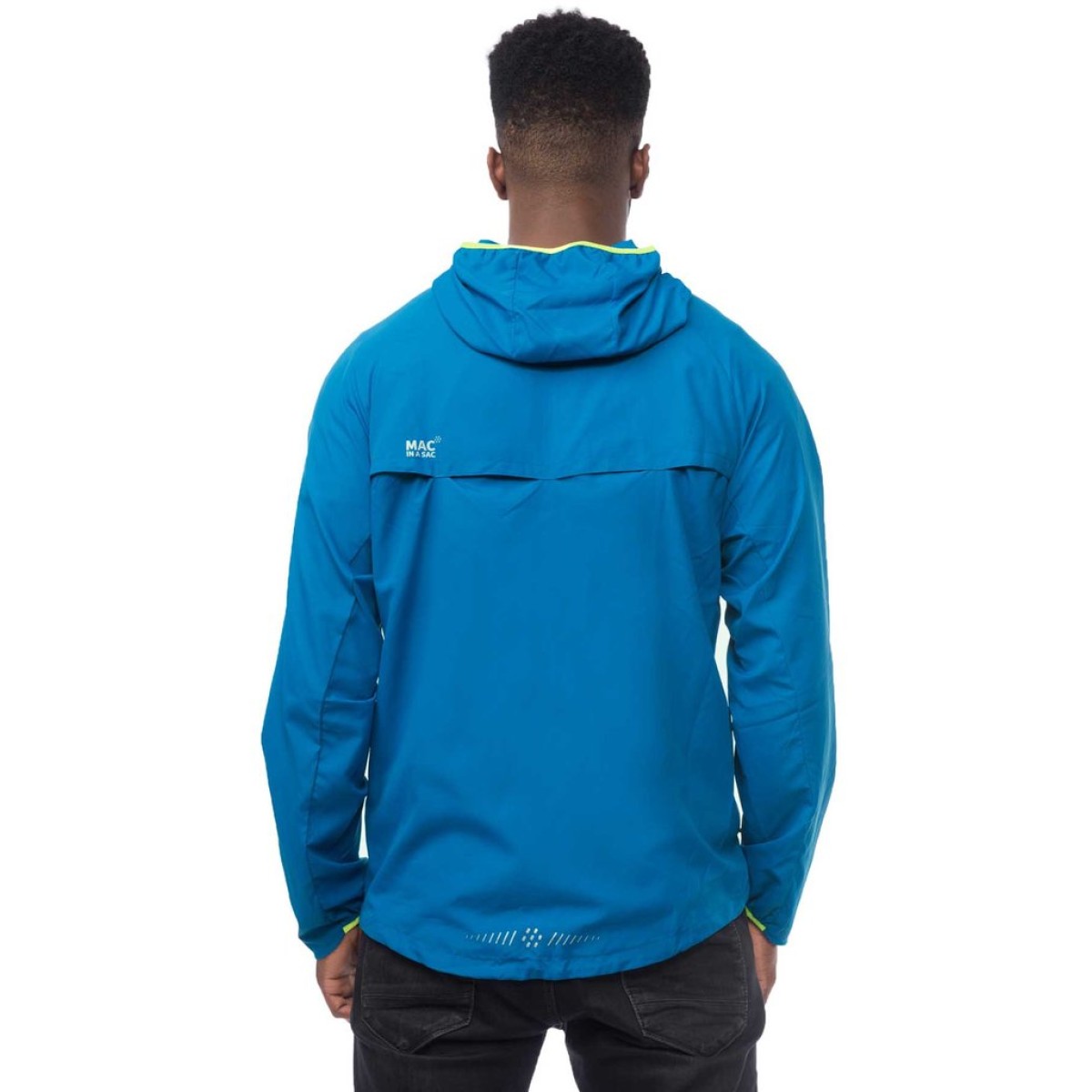 Windproof jacket for biking and running Ultra blue spark MAC IN A SAC - view 6