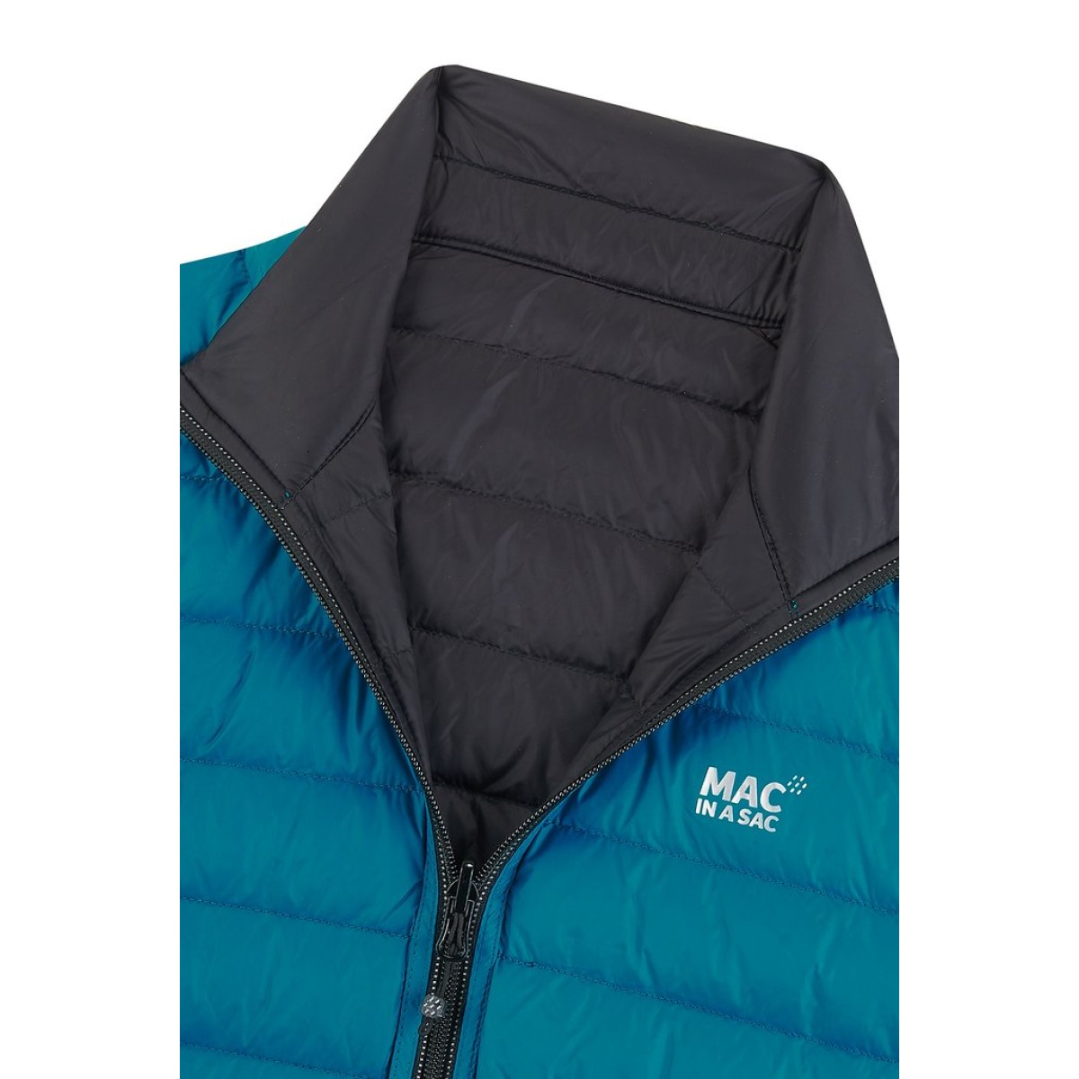 Дамско пухено двулицево яке Mac in a sac Polar Down black/teal MAC IN A SAC - изглед 5