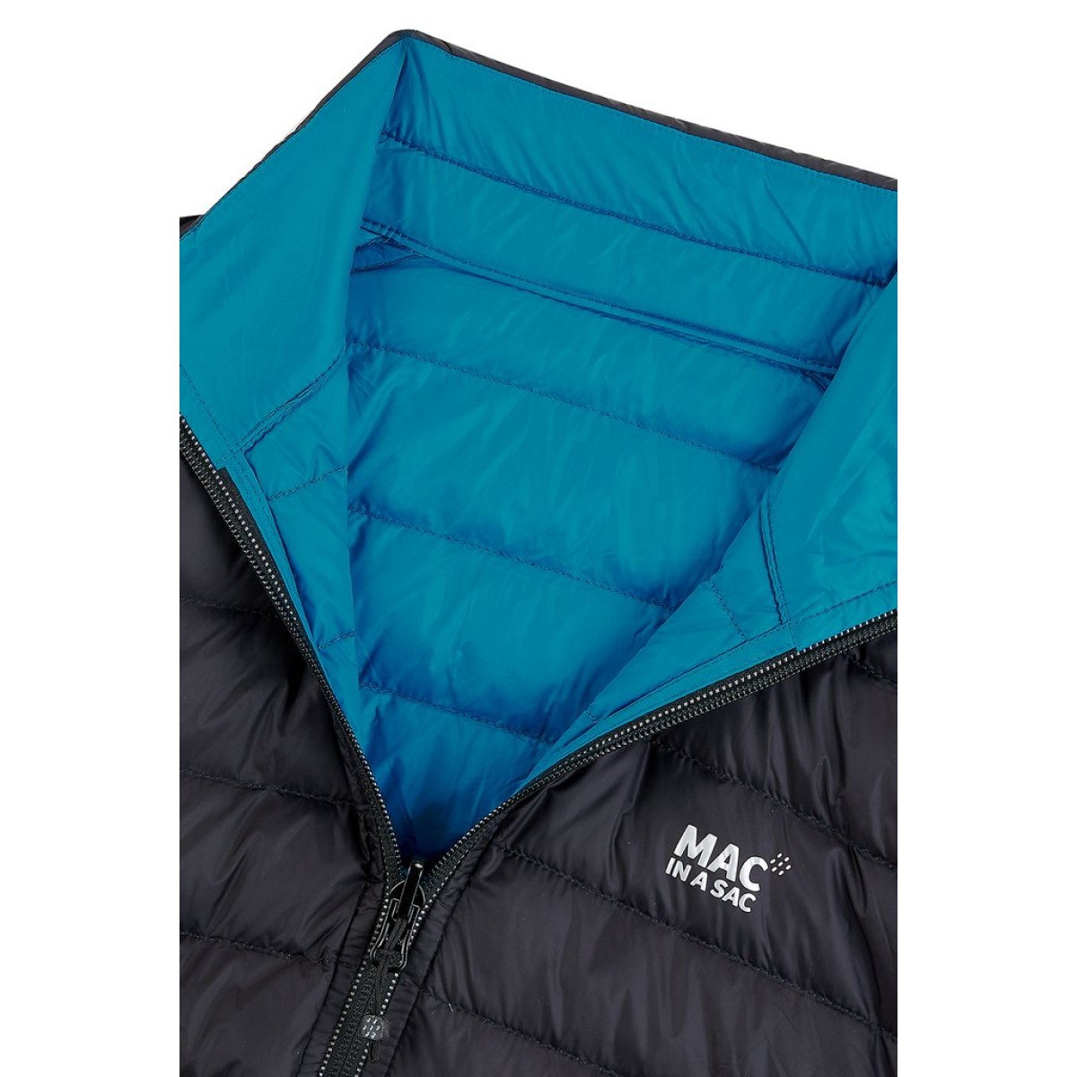 Дамско пухено двулицево яке Mac in a sac Polar Down black/teal MAC IN A SAC - изглед 6