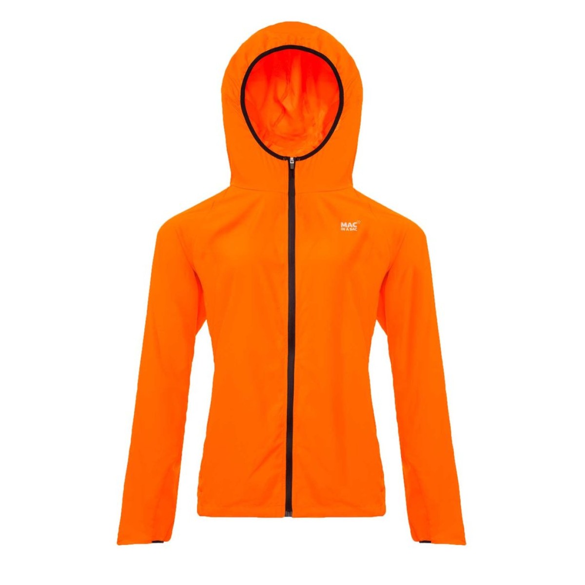 Ветроустойчиво яке за колоездене и тичане Mac in a Sac Ultra neon orange MAC IN A SAC - изглед 1
