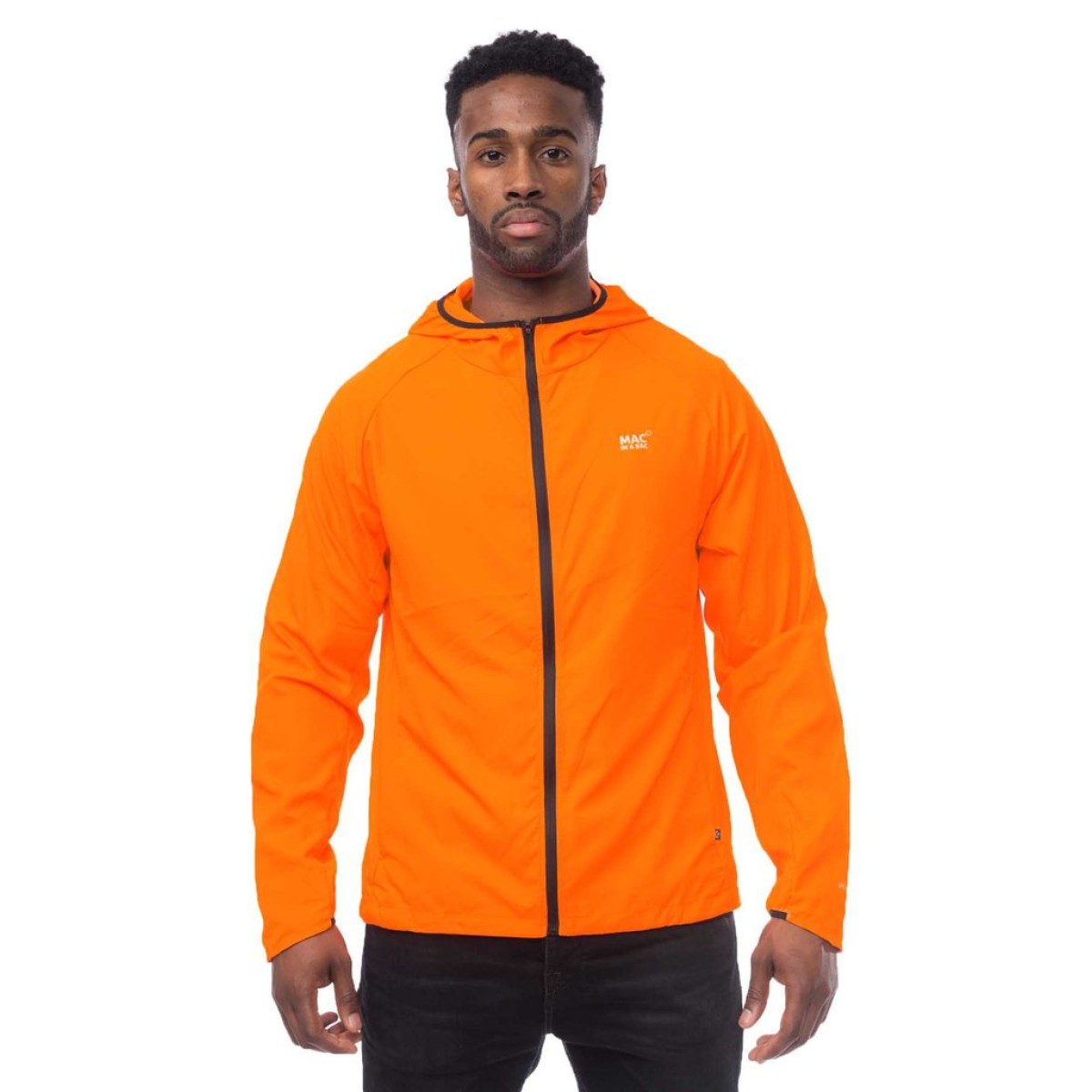 Ветроустойчиво яке за колоездене и тичане Mac in a Sac Ultra neon orange MAC IN A SAC - изглед 3
