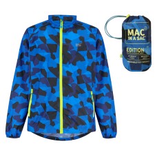 Jacket waterproof Mac in a Sac Origin 2 Edition Blue Camo MAC IN A SAC - view 2