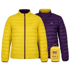 Ladies Down jacket Reversible Mac in a Sac Polar Down Yellow/Grape MAC IN A SAC - view 2