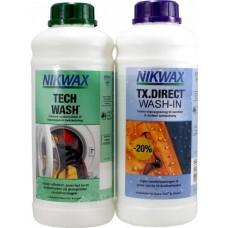 Nikwax Tech Wash/TX.Direct Wash-In Fabric Care Hardshell DUO-Pack