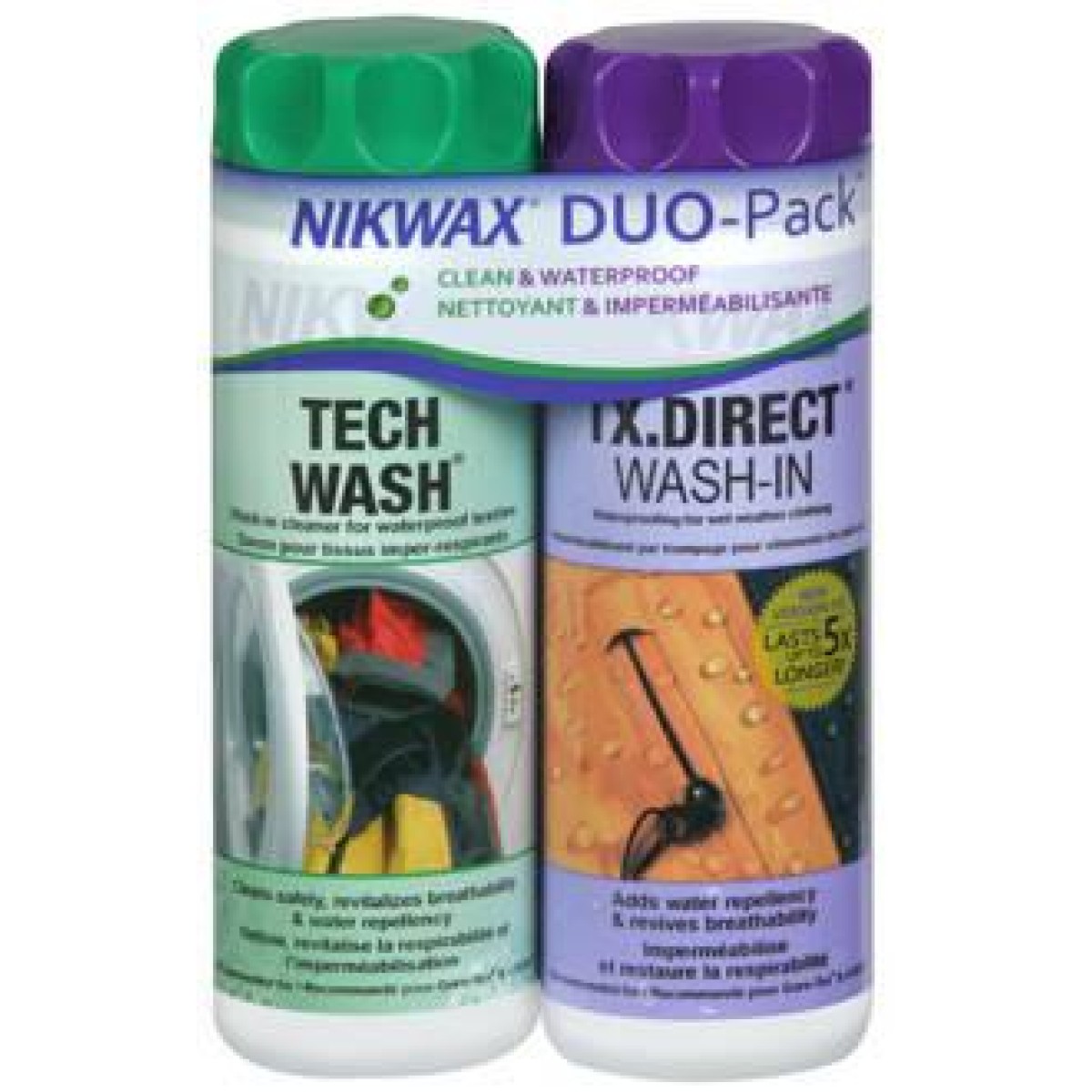 Препарат за пране и импрегниране на екипировка Twin pack 300 ml Nikwax Hardshell NIKWAX - изглед 1