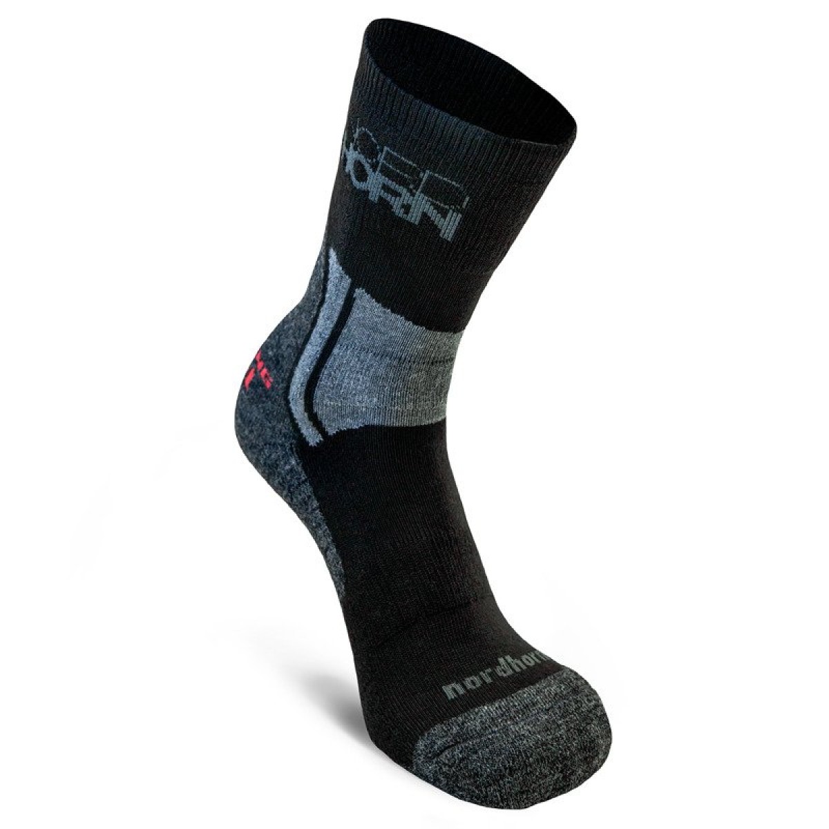 Зимни трекинг чорапи NH4W Merino GRY NORDHORN - изглед 1