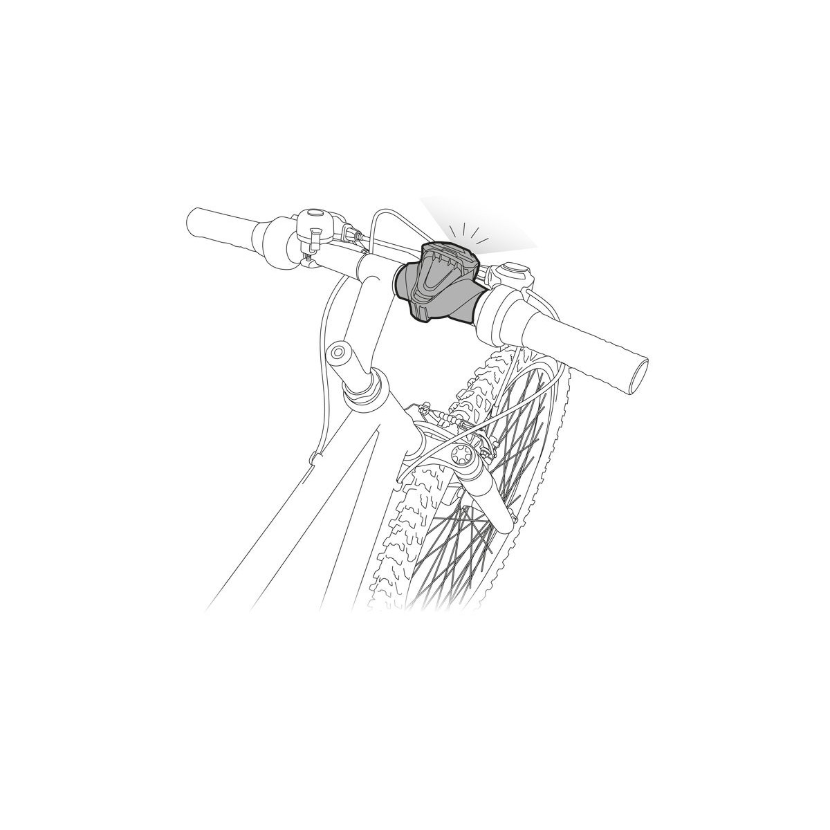 Комплект за Монтаж на Челник върху Велосипед Petzl BIKE ADAPT 2 PETZL - изглед 3