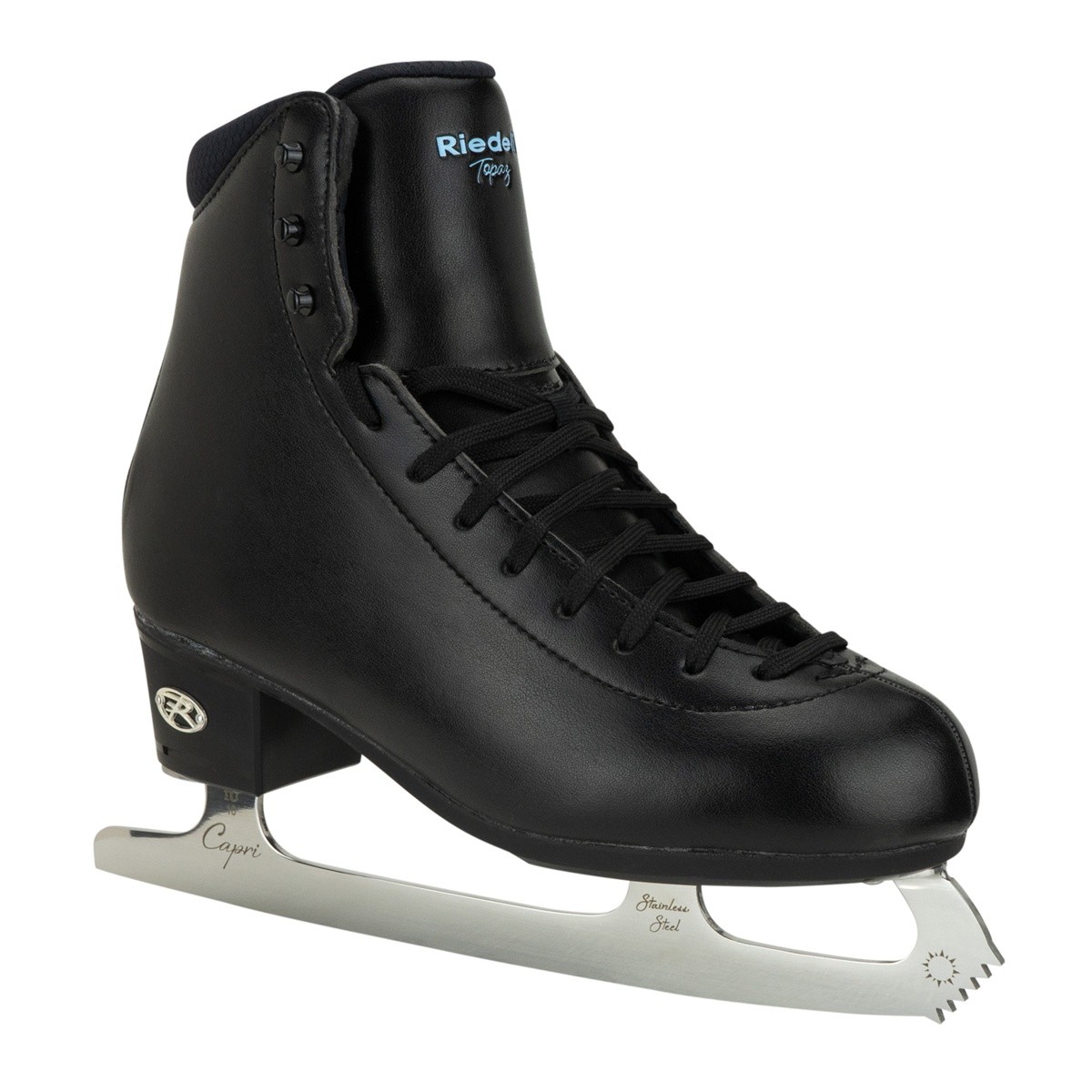 Кънки за фигурно пързаляне Riedell Topaz Black – Комплект с острие Eclipse Capri RIEDELL - изглед 2 - Extreme-bg.com Кънки за фигурно пързаляне Riedell Topaz Black – Комплект с острие Eclipse Capri RIEDELL - изглед 2