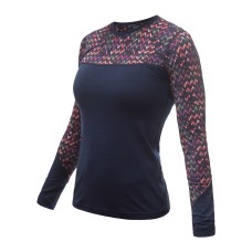 Дамска мерино тениска MERINO IMPRESS tee ls BLU SENSOR - изглед 2