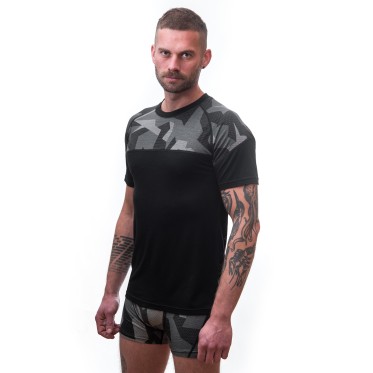 Man's T-shirt MERINO ACTIVE PT tee ls BLK M SENSOR - view 3