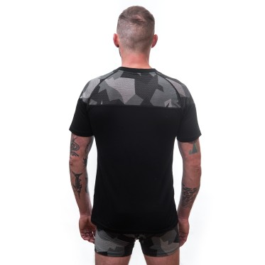 Man's T-shirt MERINO ACTIVE PT tee ls BLK M SENSOR - view 5