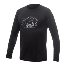 Мъжка мерино тениска MERINO ACTIVE PT tee ls BLK - Extreme-bg.com Мъжка мерино тениска MERINO ACTIVE PT tee ls BLK