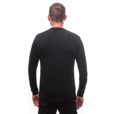 Man's T-shirt MERINO ACTIVE PT tee ls BLK S SENSOR - view 4