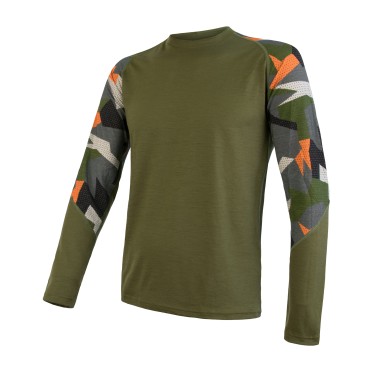 Man's T-shirt MERINO IMPRESS tee ss SAF M. SENSOR - view 2