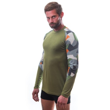 Man's T-shirt MERINO IMPRESS tee ss SAF M. SENSOR - view 5