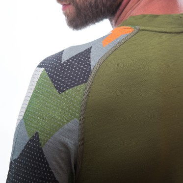 Man's T-shirt MERINO IMPRESS tee ss SAF M. SENSOR - view 3