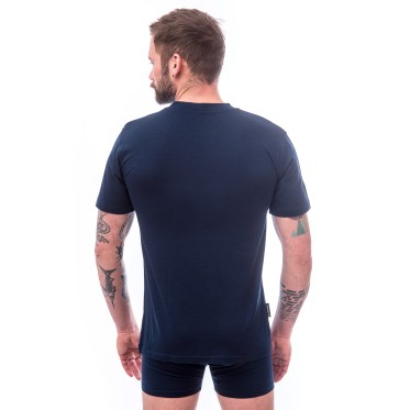 Мъжка тениска MERINO ACTIVE PT tee ss BLU M SENSOR - изглед 5