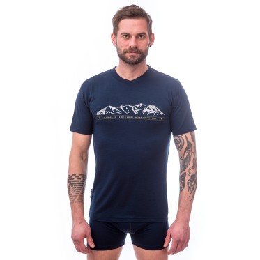Мъжка тениска MERINO ACTIVE PT tee ss BLU M SENSOR - изглед 4