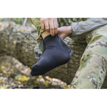 Antibacterial socks Baselayer Black uni PATHFINDER - view 3