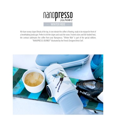 Кафе машина Espresso Nanopresso Winter seria WACACO - изглед 4
