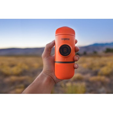 Coffee machine Espresso Nanopresso Orange Petrol for ground coffee WACACO - view 3