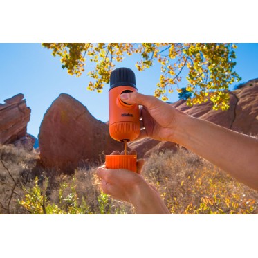 Coffee machine Espresso Nanopresso Orange Petrol for ground coffee WACACO - view 4