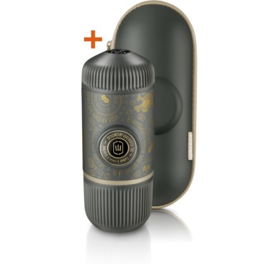 Espresso Nanopresso Dark Soul grey for ground coffee, with case WACACO - view 2