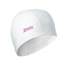 Плувна шапка Nylon-Spandex PU Coated cap white ZOGGS - изглед 2