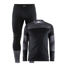 MEN'S THERMAL UNDERWEAR ACTIVE BLACK MULTI 2-PACK NEW CRAFT - view 2