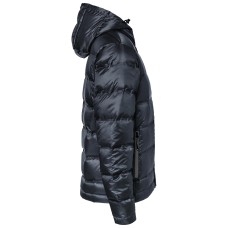 MEN DOWN JACKET JN 1152N  NAVY/SILVER JAMES AND NICHOLSON - view 4