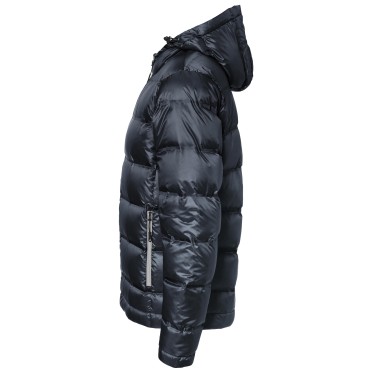 MEN DOWN JACKET JN 1152N  NAVY/SILVER JAMES AND NICHOLSON - view 6