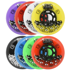 Wheels STREET INVADERS BLACK 80mm 84A - 4 pieces FR-SKATES - view 3