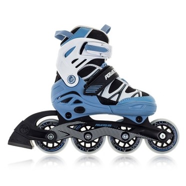 KIDS ADJUSTABLE INLINE SKATES SET WITH PROTECTORS PHU ORBIT POWERSLIDE - view 2