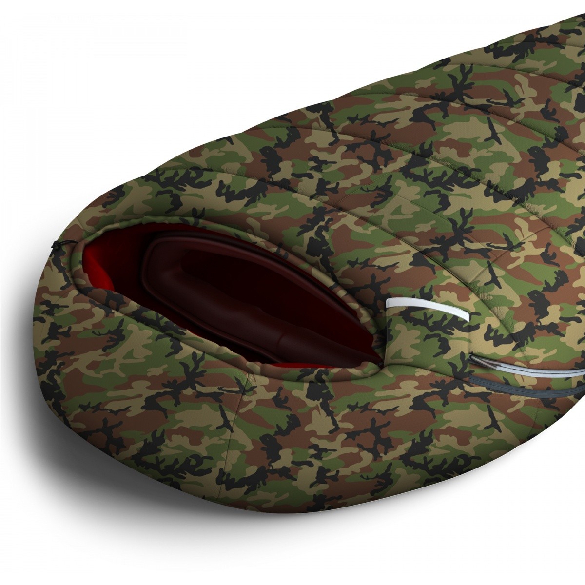 Спален чувал Army Camouflage -17 HUSKY - изглед 3