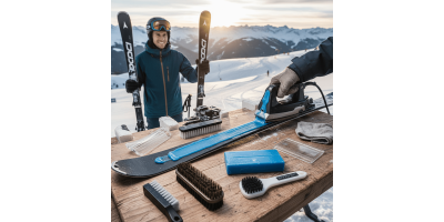 Как се ваксират ски в домашни условия?