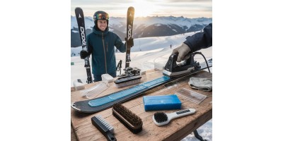 Как се ваксират ски в домашни условия?