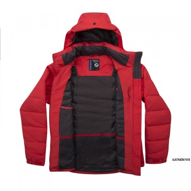 Lady`s winter down jacket Heral L red HUSKY - view 4