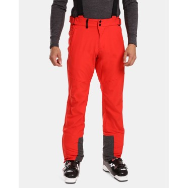 Men´s softshell ski pants Kilpi RHEA-M 2 RED KILPI - view 2