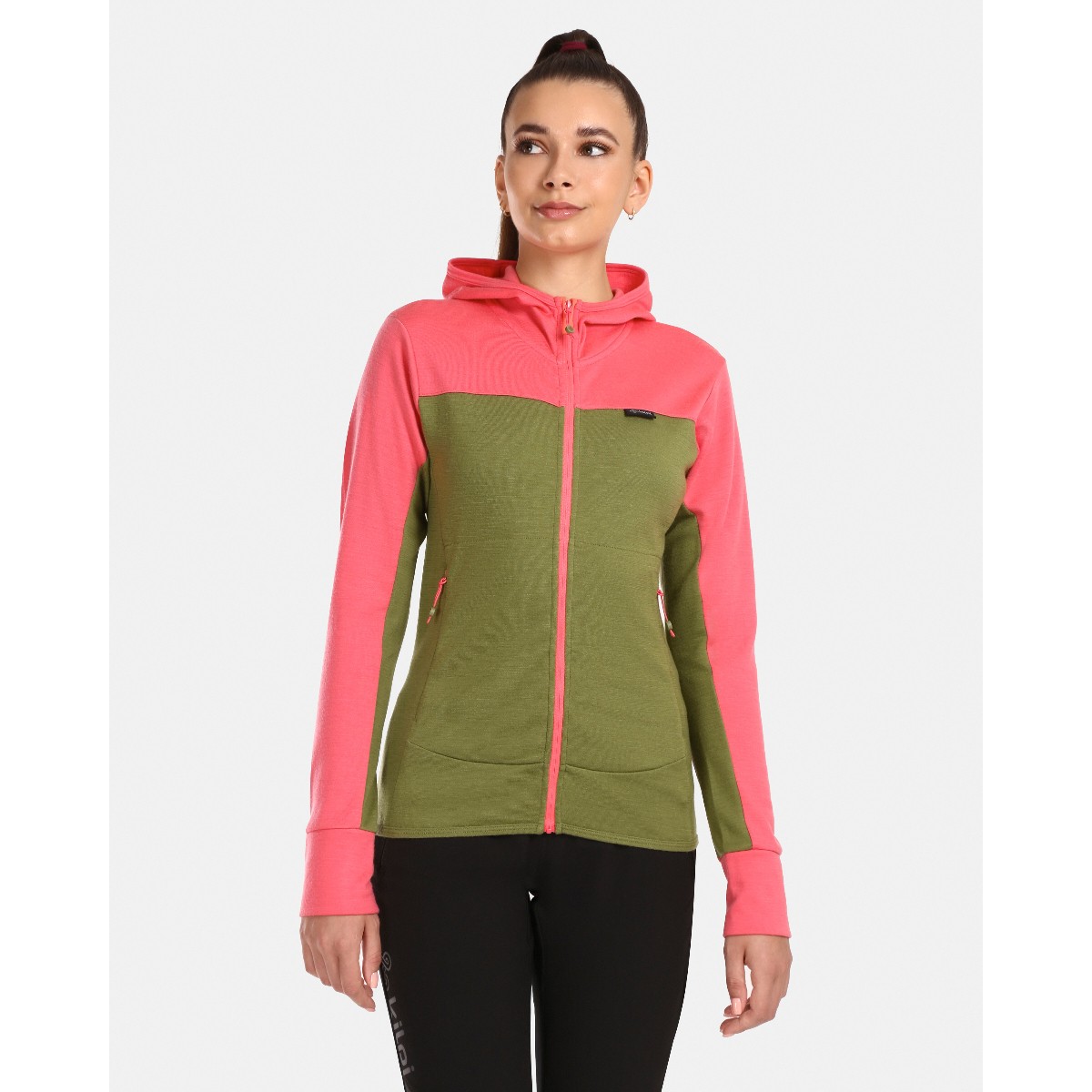 Women`s merino wool middle layer Kilpi WOLIE-W UL KILPI - view 2